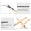 Pottery Shaping Tool Set for Clay Sculpture 3PCS 8
