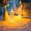 LED Crystal Lights and Rose Shadow Candles Flameless 4
