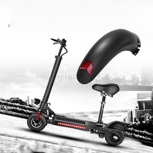 2X Guarda-Lamas Traseiro de Scooter EléTrico de 10 Polegadas com Luz Traseira para  M4 2