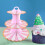 Cake Stand Disposable Paper Lace Edge 3-Tier 6