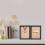 Wooden Medal Display Case Black Double Frame Acrylic Window 6