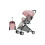 Baby Stroller Pushchair Pram Pink Mosquito Mesh 8