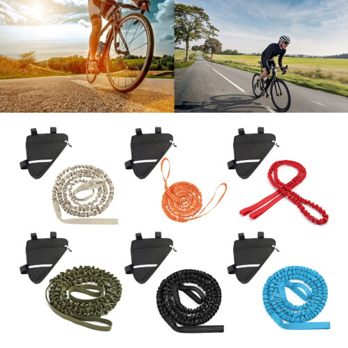 Tow Rope for Bikes with Child Safety Bungee Stretch Pull