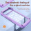 Purple Pixel 9 Case 6.3" with Airbag Corners Electroplated 6