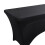 Tablecloths for Rectangular Tablecloths,Stretch Fit Tablecloths,for Events, Cocktail Parties Black 6