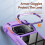 Purple Pixel 9 Case 6.3" with Airbag Corners Electroplated 2