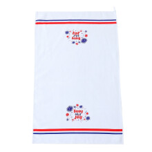 Polyester dish drying towel Independence Day themed