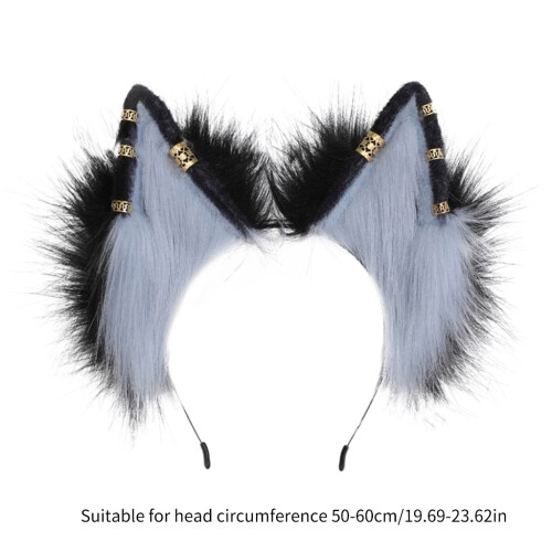 Wolf Ear Headbands Anime Theme Metal Earring 2