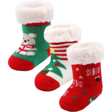 Toddler Sherpa-Lined Fuzzy Socks 3 Pairs