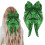 Sequin Bow Hair Clips for Women Glittering 3-Pack 1