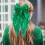 Sequin Bow Hair Clips for Women Glittering 3-Pack 3