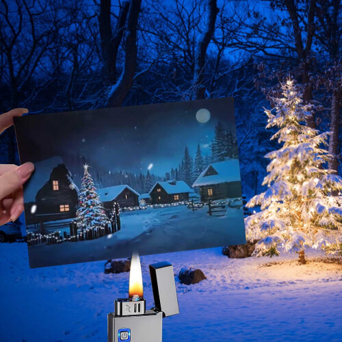 Thermochromic Christmas Card with Envelope 8.66x5.9 in 1