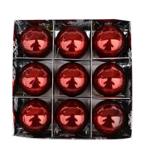 Plastic Pearl Christmas Ornaments Wine Theme 6 pcs