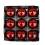 Plastic Pearl Christmas Ornaments Wine Theme 6 pcs 1