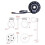 Waterproof E-Bike Pedal Assist Sensor Double Hall 12-Magnet 3