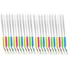 24PCS Glow Fiber Optic Sticks LED Light Wand Set-Glittering Party Color-Changing Shining LED Fiber Optic Wand