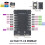 2 St T7-C5 ESP32-C5--1 Utvecklingskort Stöder Dual-Band Wi-Fi6 BLE5 Thread/Zigbee SoC 32-Bit Modul 6