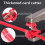 100Pcs T-Tap Connector Quick Electrical Cable Connector Snap Splice Lock Waterproof Crimp Wire Terminal Red 3