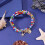 Waterproof Beaded Anklet for Women Gold Boho Seashell Design 4