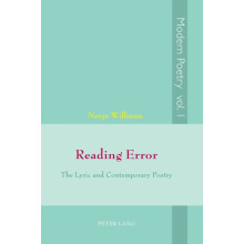 Reading Error The Lyric and Contemporary Poetry Paperback Book