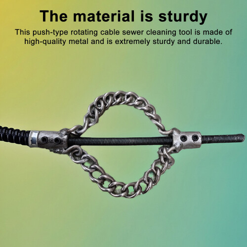 Sewer Pipe Descaling Tool Flex Shaft Rotary Cable for PVC 2