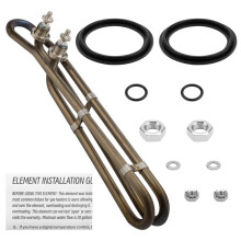 Elemento Calefactor de Spa de 5.5KW 240V Flo-Thru, Elemento de Calefacción Universal para Calentadores Eléctricos Balboa o Piscinas