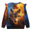 Fire Wolf Girls Ruffled Shoulder Sweatshirt Long Sleeve 5