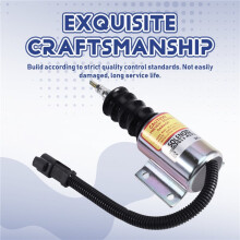 Solenoide de Tirón de 12V P613-A1V12 121615GT para Elevadores para Genie con Motor Diésel, Excavadora, Generador