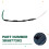 3D5877202 Car Front Right Sunroof Drain Hose for 5