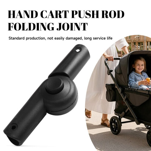 2pcs Stroller Folding Handle Joint Connector Replacement Parts for 22mm Tubes Folding Pushchair Handle 2