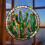 Acrylic Wall Hanging Ornament Green Home Decor 1pc 4
