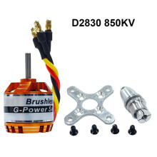 Motor Sin Escobillas D2830 Outrunner 2-4S para Aeronaves RC Multicóptero UAV de Ala Fija (D2830 850KV)