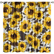Leopard Print Curtains Brown 52x63 Inch 2 Panels