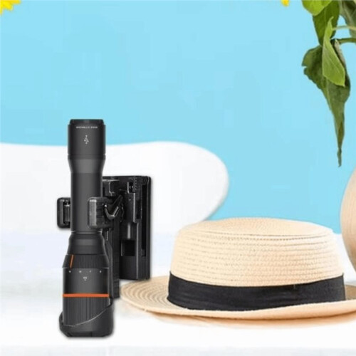 360 Degree Rotating Flashlight Holster Quick Draw Portable Belt Holder Unbreakable  Flashlight Cover