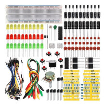 Kit de Aprendizaje DIY de Electrónica para Componentes Básicos para para Entusiastas de la Electrónica