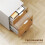 Two-Drawer Lockable Filing Cabinet - Wood Effect 6