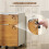 Two-Drawer Lockable Filing Cabinet - Wood Effect 8