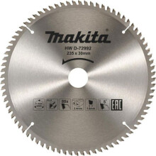 Lâmina de corte - MAKITA - D-72992 - 235x30 mm - 80 dentes - Alumínio TCG
