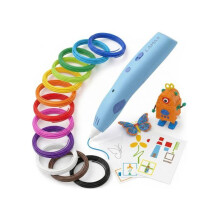 ArtKid1 3D Pen, 3D Pennen voor Kinderen, Hypoallergene Niet-Toxische Navullingen, 2 Snelheden, 2 Temperatuurinstellingen, 12