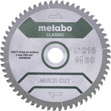 Lâmina de serra circular - METABO - Classic Multi Cut 254x30, Z60 FZ/TZ -5