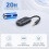 Trasmettitore e Ricevitore Audio Wireless  6.0 con Plug da 3,5 mm Supporta AAC/SBC Microfono Integrato per Dispositivo 10