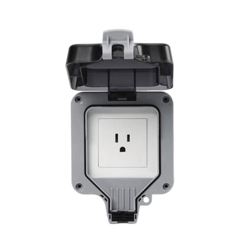 IP66 Waterproof Socket Universal Us Plug Outdoor Waterproof Charging Industrial 3 Pin Socket 1