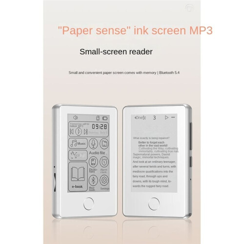 2.7Inch E-Book Screen MP3 Player  E-Book Reader  5.4 No  Light Eye-Friendly Student Classroom Recording 2