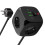 Extensor de Tomada de Parede com 3 Saídas AC, 2 Portas USB e 2 Tipo C, Carregador com Plugue EU e Interruptor com 2 Metros 3