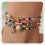 Waterproof Beaded Anklet for Women Gold Boho Seashell Design 1