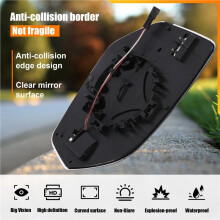 Car Left 3CN857521L Rearview Mirror Lens Heated Blind Spot Lens for Teramont Atlas 2018-202 Left