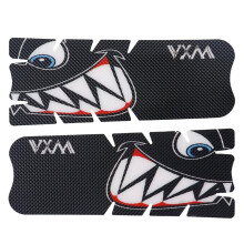 Vxm Bicycle Crank Protector Stickers 3DLlamating PVC Protection Anti-Scratch Waterproof CyclingCrankset ProtectorStickers A