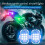 4PCS Remote Control Aircraft Light Wireless Strobe Light RGB Car Light Motorcycle Drone Motorcycle Warning Light 5V 1