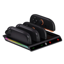 For 2 Charging Dock for Joy Con 2 Controllers, 2 JoyCons Charger Dock Charging Station