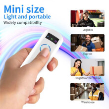 Lecteur de Codes-Barres Portable Pocket Scan Scanner QR Scanner de Codes-Barres 2D Sans Fil